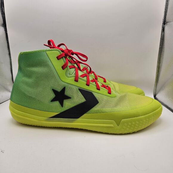 CONVERSE MEN\'S 16 ALL STAR PRO BB NOCTURNAL LIME VOLT 166322C NWOB GRINCH main image 4